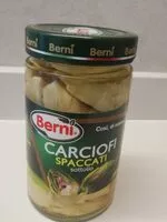 Mängden socker i Carciofi spaccati