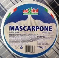 Mängden socker i Mascarpone