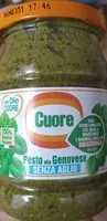 Mängden socker i Pesto basilico senza aglio