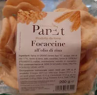 Mängden socker i Focaccine all'olio di riso