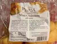 Mängden socker i Mini croissant al burro