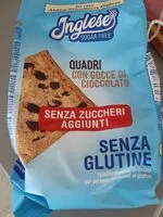Mängden socker i Quadri con goccie di cioccolato