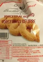 Mängden socker i TORCETTI AU BEURRE