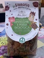 Mängden socker i Pasta con Lenticchie e Piselli Bio