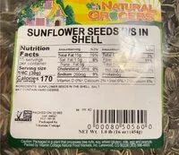 Mängden socker i Sunflower seeds