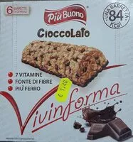 Mängden socker i Barrette di cereali - cioccolato