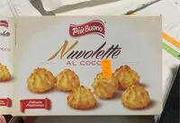 Mängden socker i Nuvolette al cocco