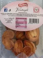 Mängden socker i Ventagli