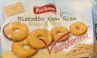 Mängden socker i Biscotto con riso vivinforma