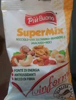 Mängden socker i Più buono super mix