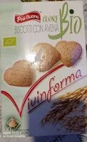 Mängden socker i Biscotti con avena