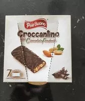 Mängden socker i Croccantino con cioccolato fondente