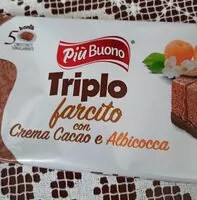 Mängden socker i Più buono