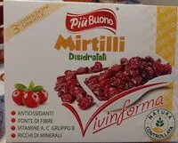 Mängden socker i Mirtilli disidratati