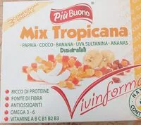Mängden socker i Mix tropicana