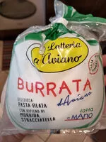 Mängden socker i Burrata di Aviano