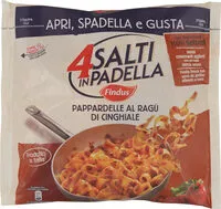 Mängden socker i Salti in padella pappardelle al ragù di cinghiale