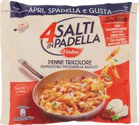 Mängden socker i Findus penne tricolore pomodoro mozzarella basilico