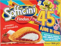 Mängden socker i Sofficini Pomodoro più Mozzarella