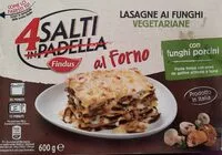 Mängden socker i Lasagne ai funghi vegetariane