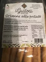 Mängden socker i Grissini alle patate
