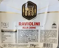 Mängden socker i Raviolini alla carne