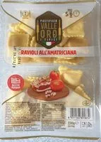 Mängden socker i Ravioli all'amatriciana