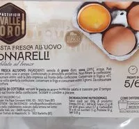 Mängden socker i Pasta fresca all'uovo tonnarelli