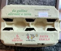 Mängden socker i Uova fresche pasta gialla
