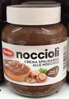 Mängden socker i Noccioli crema alle nocciole