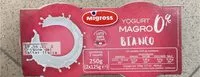 Mängden socker i Yogurt bianco magro 0%