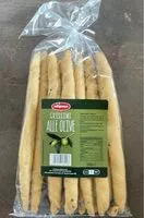 Mängden socker i Grissini alle olive