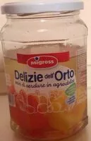 Mängden socker i Delizie dell’orto