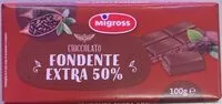 Mängden socker i Cioccolato fondente extra 50%