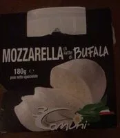 Mängden socker i Mozzarella di bufala