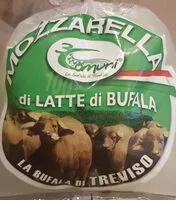 Mängden socker i Mozzarella di bufala