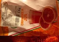 Mängden socker i Orange a jus moro