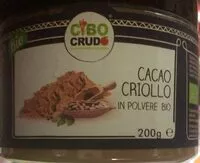 Mängden socker i Cacao criollo bio