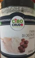 Mängden socker i Farina di castagna cruda bio