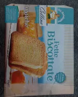 Mängden socker i Fette biscottate