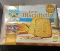 Mängden socker i Fette biscottate con grano Kamut