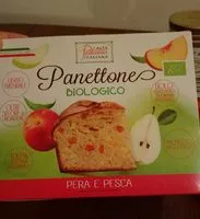 Mängden socker i Panettone bio Poire Pêche