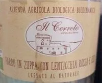 Mängden socker i farro in zuppa con lenticchia rossa e ceci