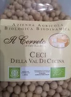 Mängden socker i Ceci della val di Cecina