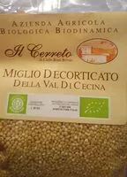 Mängden socker i Miglio decorticato della Val di Cecina