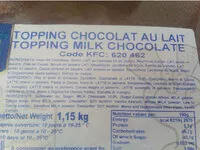 Mängden socker i Topping Chocolat au lait