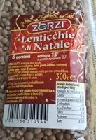 Mängden socker i Lenticchie di Natale