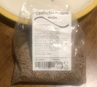 Mängden socker i Lenticchie mignon secche