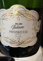 Mängden socker i Prosecco italiano
