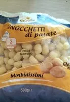 Mängden socker i Gnocchetti di patate
